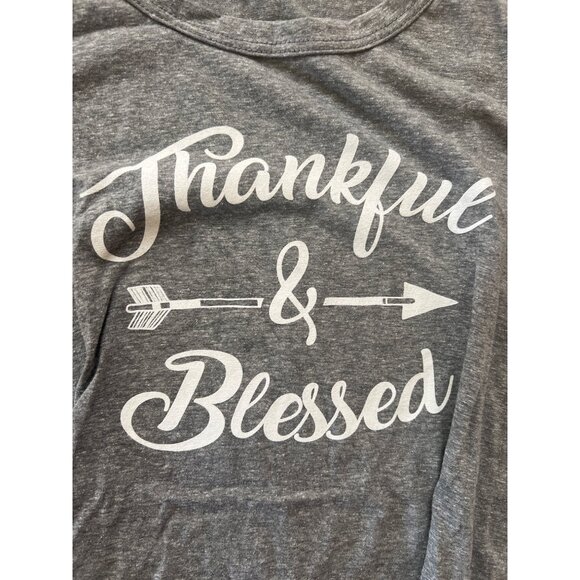 Violet & Ruby 3/4 Sleeve Ruched Maternity Top Grey Size Small NWT - Picture 2 of 7